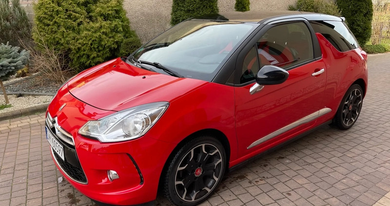 Citroen DS3 cena 22300 przebieg: 222000, rok produkcji 2012 z Golina małe 191